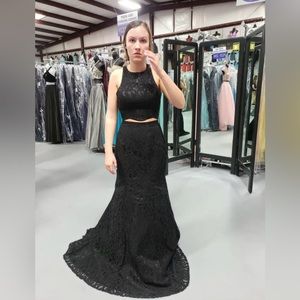 2 Piece Prom Dress